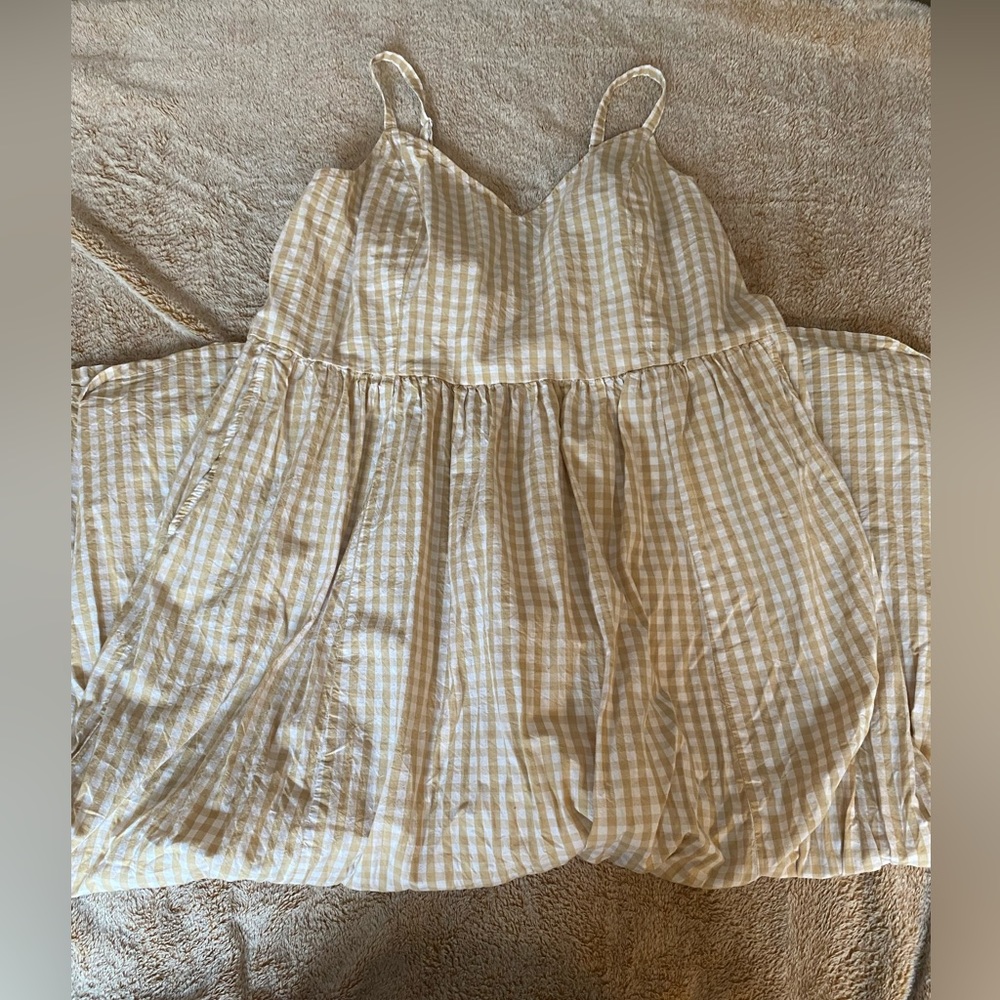 Checkered maxi dress